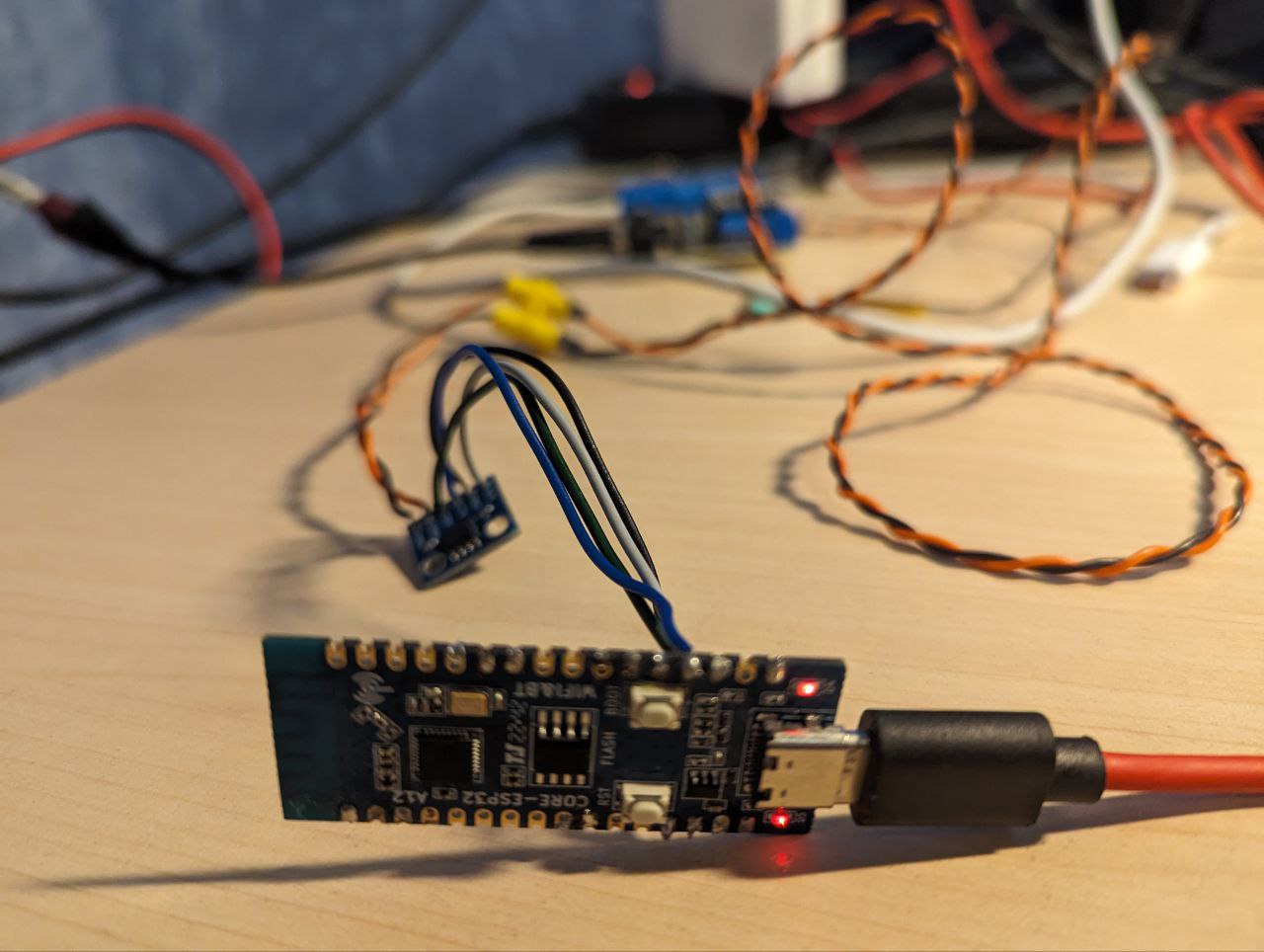 ESP32-C3 + SN65HVD230 в действии